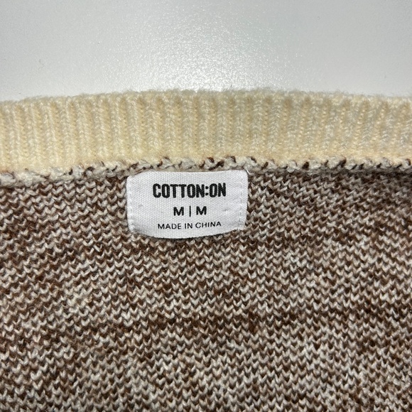 Button-Up Cropped Cardigan Sweater - Size M - Picture 3 of 4